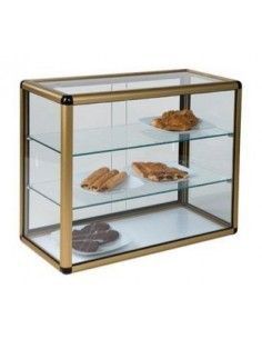 Vitrina Neutra Cristal Plano con Puertas