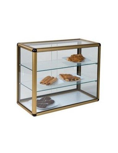 Vitrina Neutra Cristal Plano con Puertas